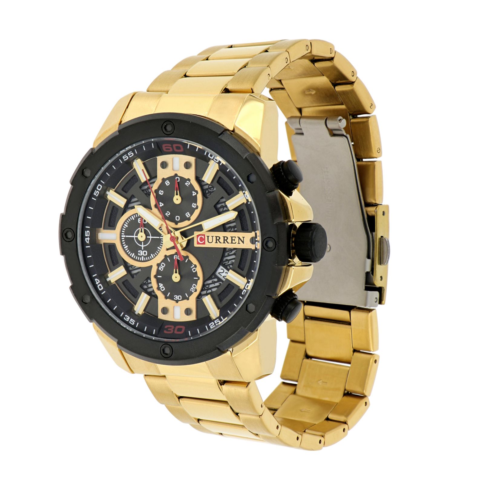 Foto 5 pulgar | Reloj Curren KREC6718 Dorado para Hombre