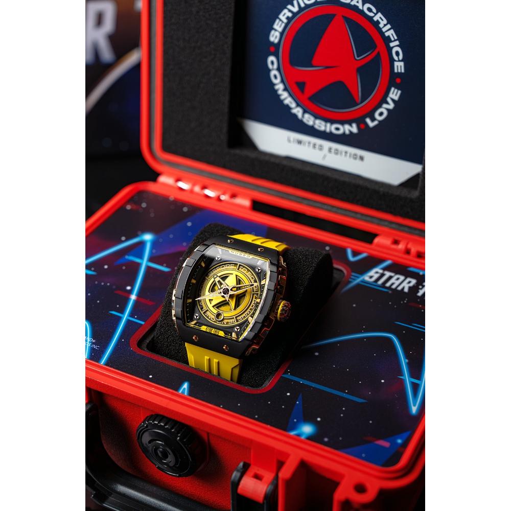 Foto 5 pulgar | Reloj Nubeo Star Trek Automatic Edición Limitada Nb-6098-01 Amarillo