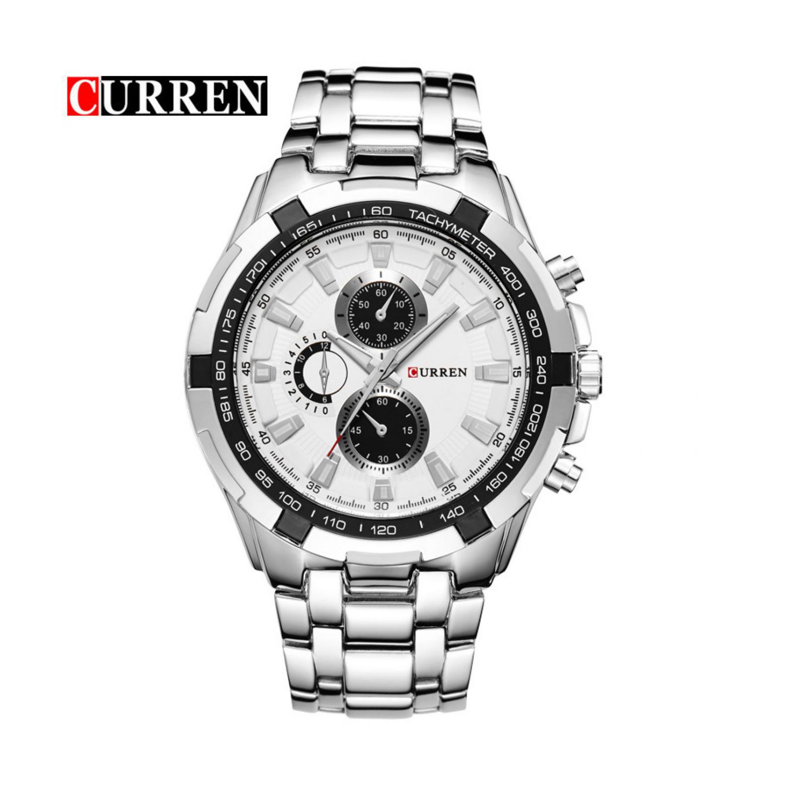 Foto 4 pulgar | Reloj Curren KRE021902 Plateado para Hombre