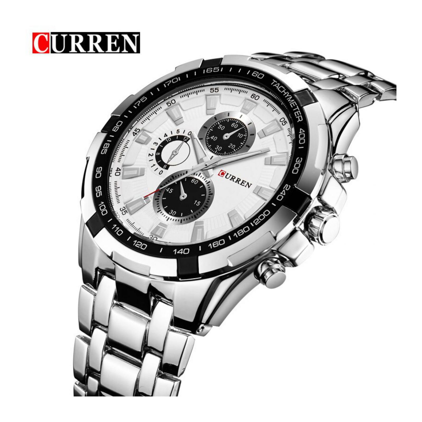Foto 5 pulgar | Reloj Curren KRE021902 Plateado para Hombre