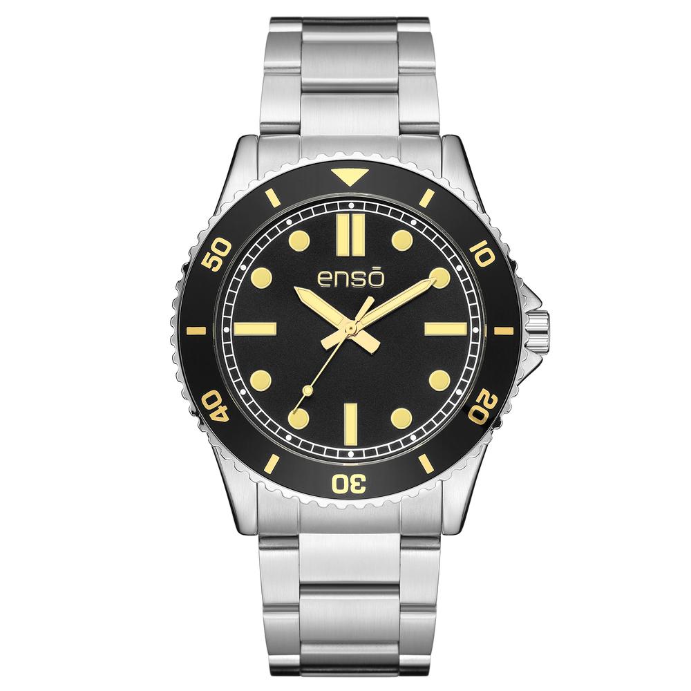 Foto 1 | Reloj De Pulsera Enso Geometric Ew1070g1 Plateado