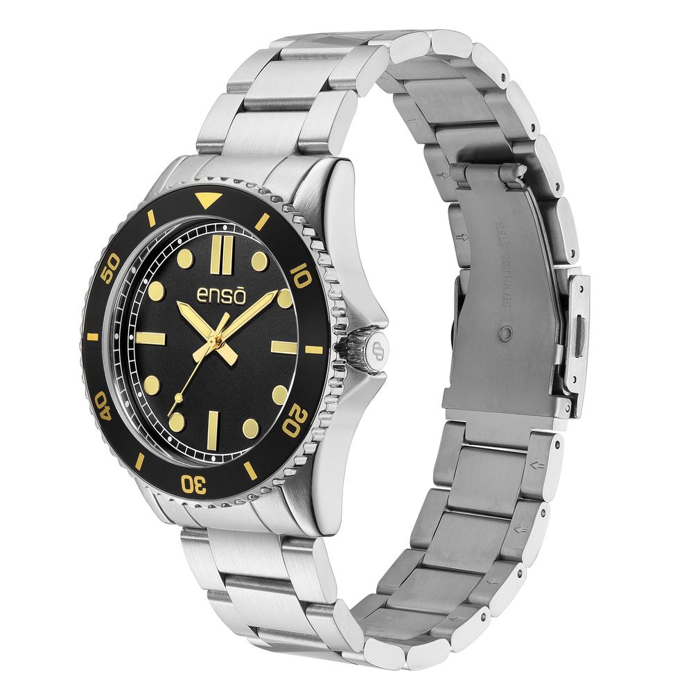 Foto 2 | Reloj De Pulsera Enso Geometric Ew1070g1 Plateado