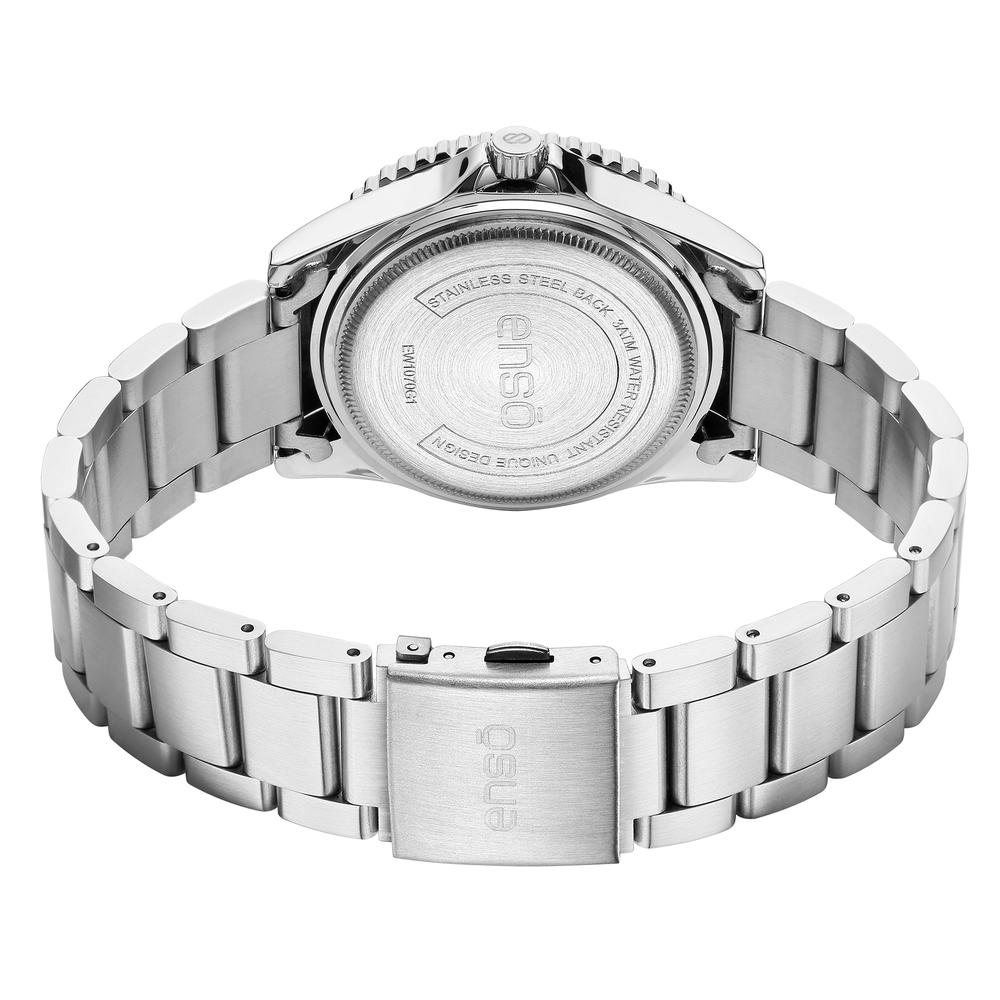 Foto 3 | Reloj De Pulsera Enso Geometric Ew1070g1 Plateado