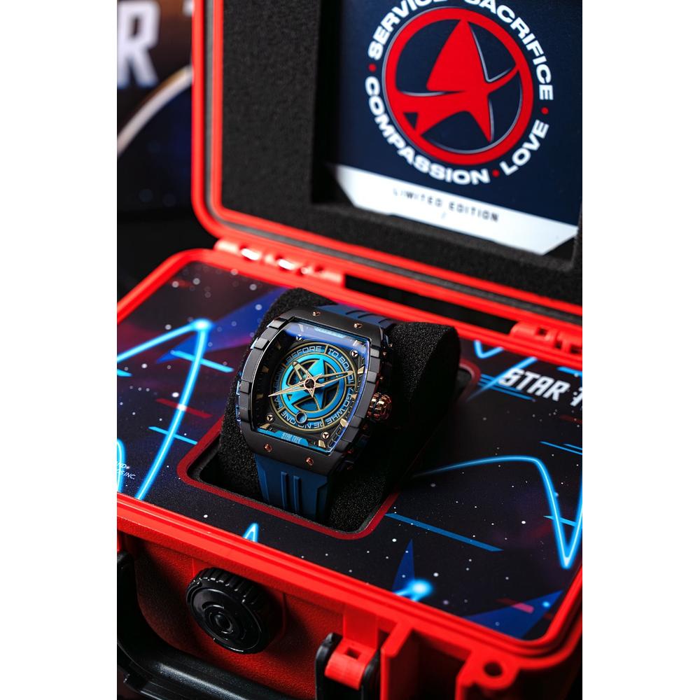 Foto 5 pulgar | Reloj Nubeo Star Trek Automatic Edición Limitada Nb-6098-03 Azul