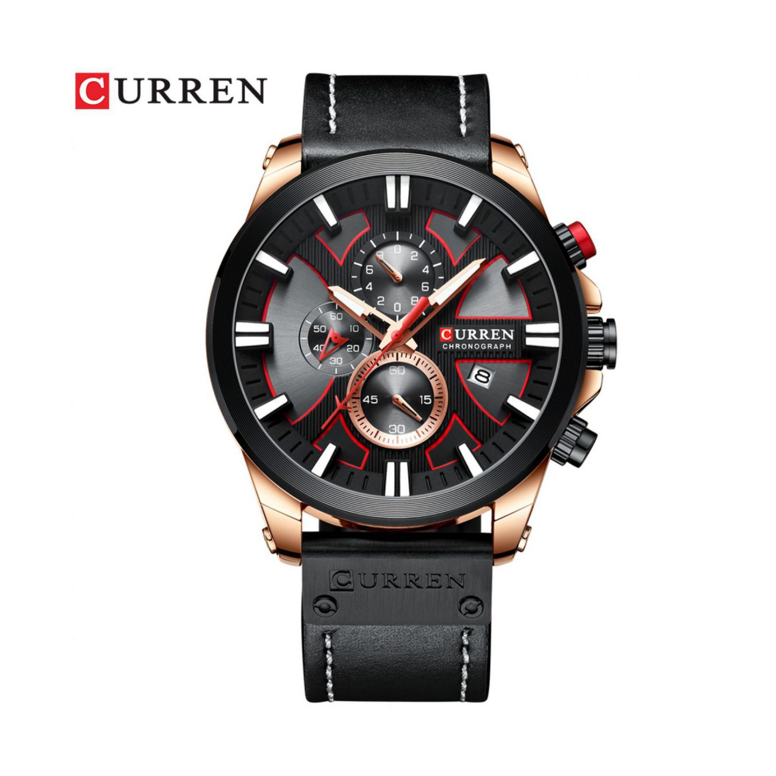 Foto 2 | Reloj Curren KREC832001 Negro para Hombre