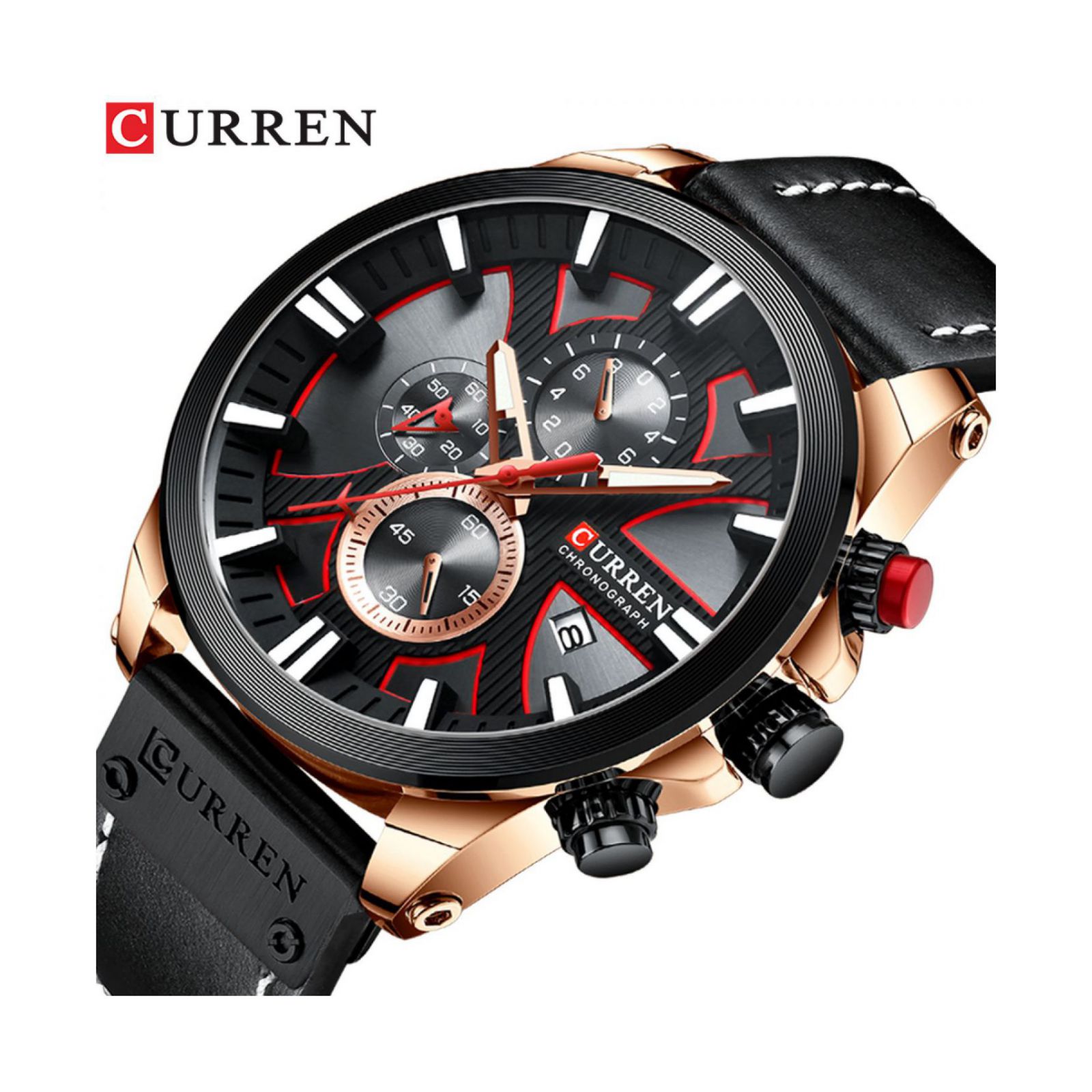 Foto 4 pulgar | Reloj Curren KREC832001 Negro para Hombre