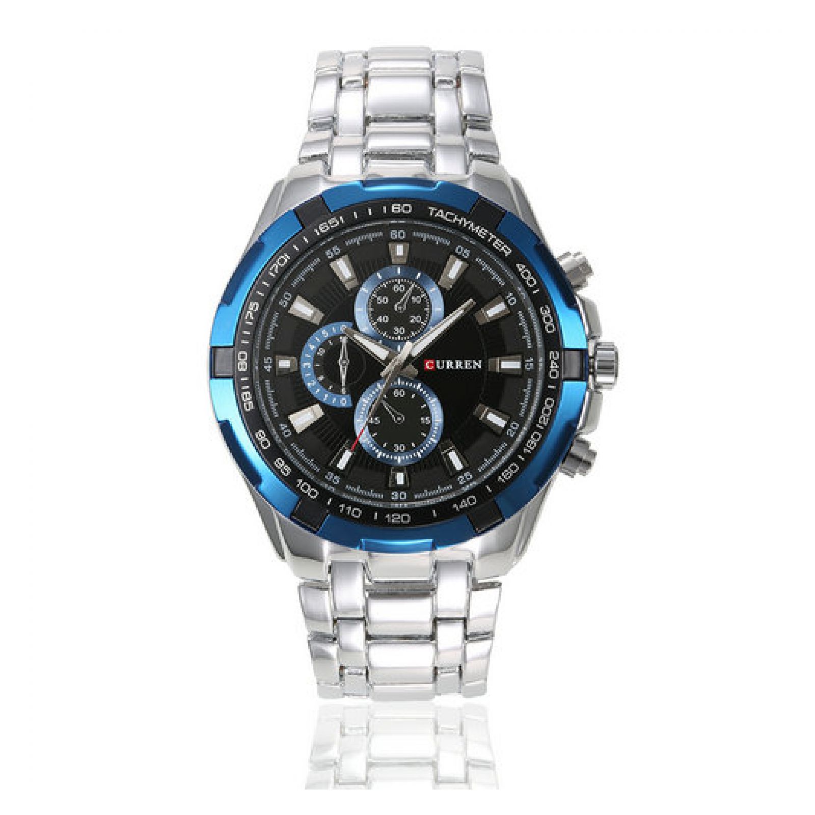 Reloj Curren 8023SLBL Plateado para Hombre