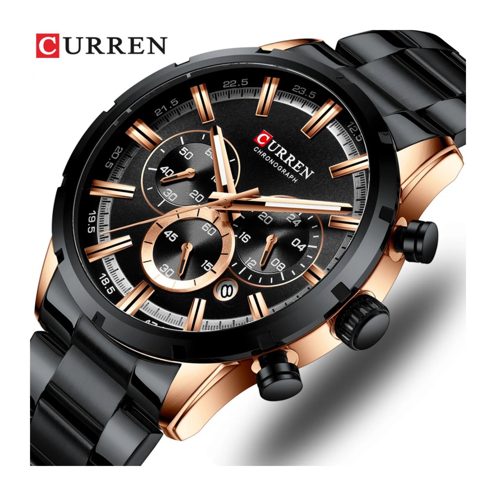 Foto 5 pulgar | Reloj Curren KREC7601 Negro para Hombre