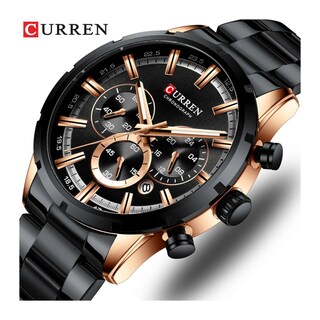 Foto 4 | Reloj Curren KREC7601 Negro para Hombre