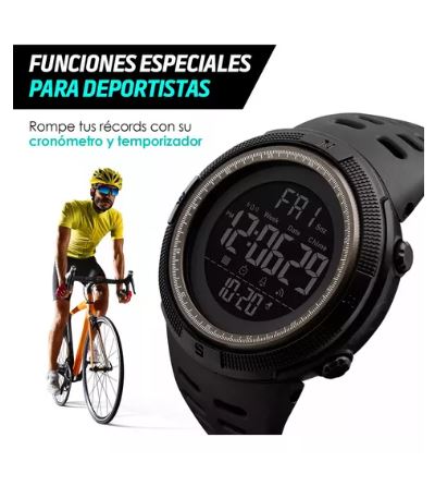 Foto 4 pulgar | Reloj de Pulsera Skmei 1251 Negro con Correa de Poliuretano