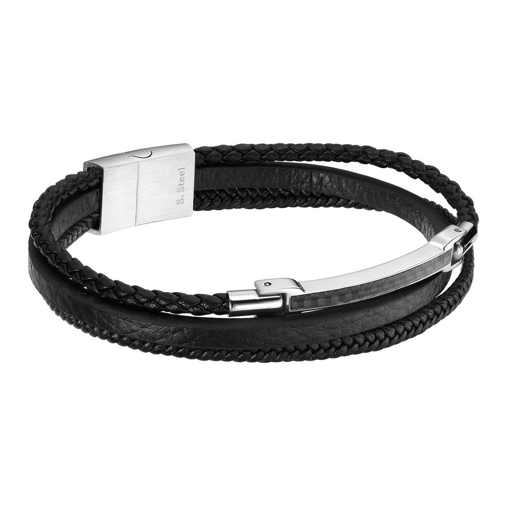 Foto 8 pulgar | Set de Reloj y Pulsera de Acero Inoxidable Enso Core EWBSG04 Plateado para Hombre