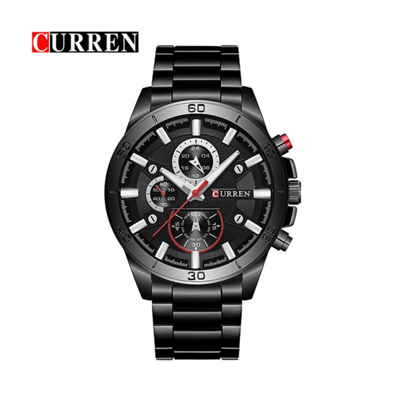 Foto 3 pulgar | Reloj Curren 8275BKWT Negro para Hombre