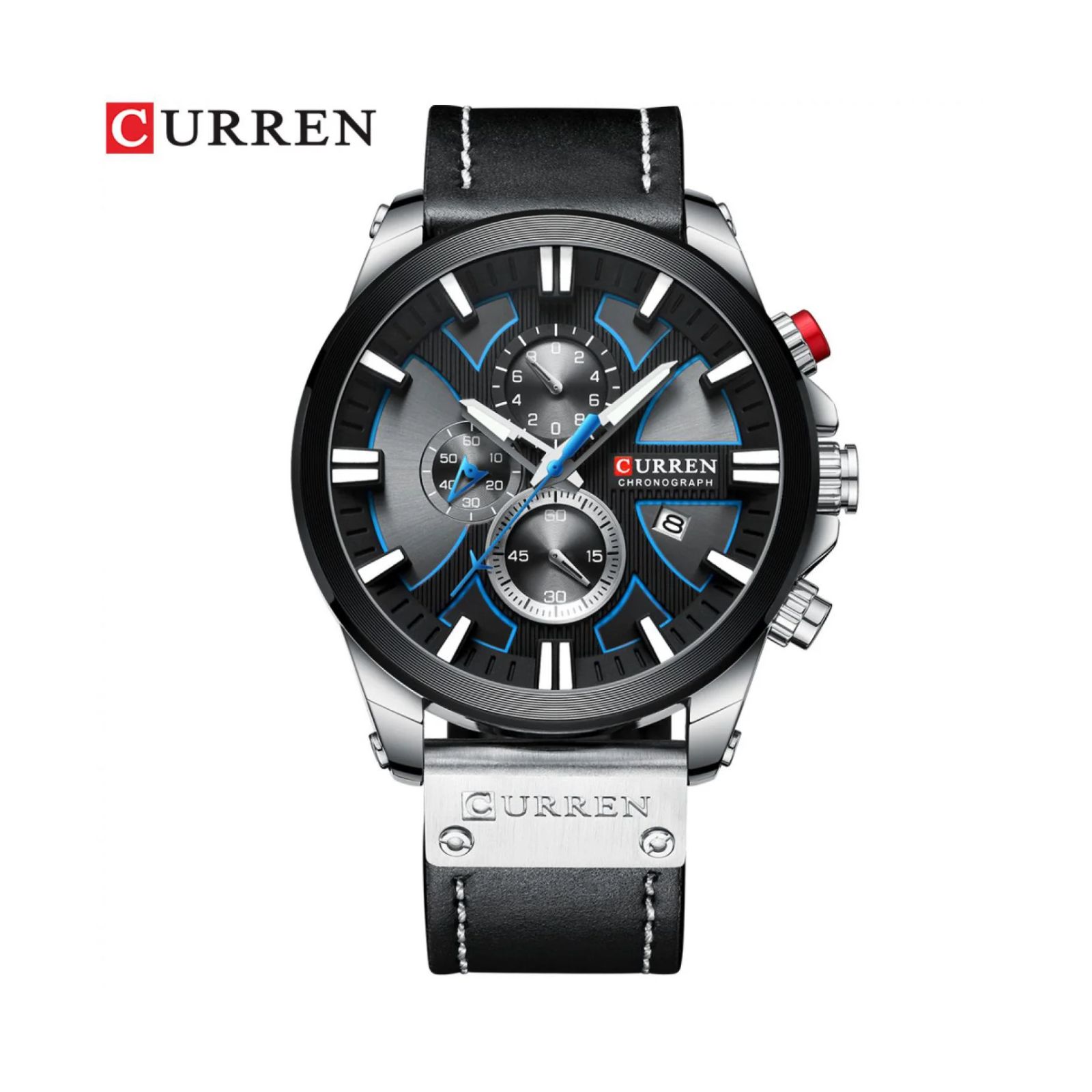 Foto 2 | Reloj Curren KREC831901 Negro para Hombre