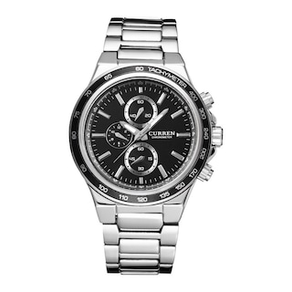Foto 1 | Reloj Curren 8011SL Plateado para Hombre