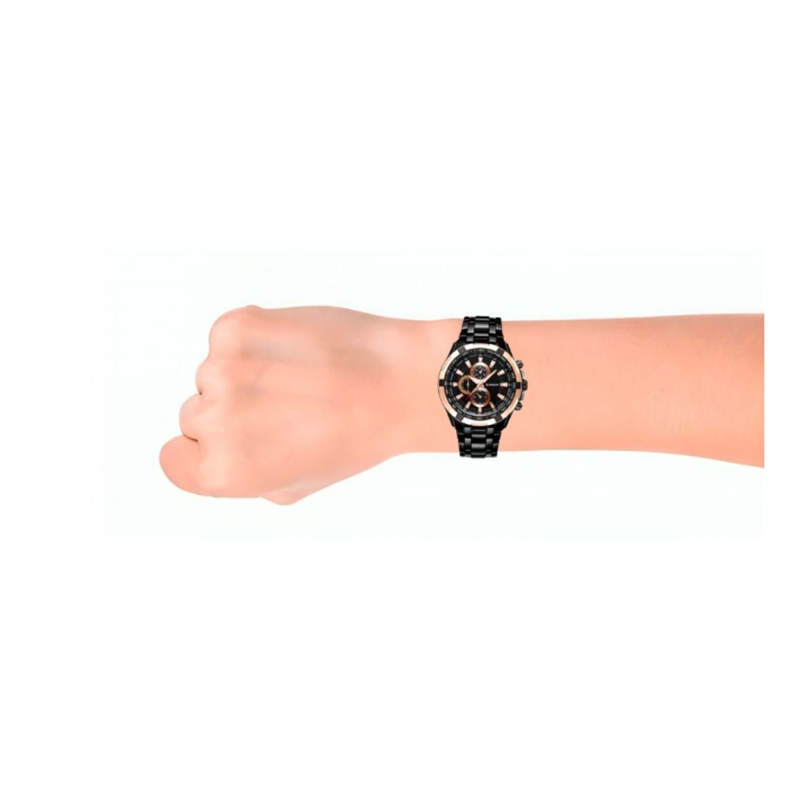 Foto 7 pulgar | Reloj Curren KRE02012001 Negro para Hombre