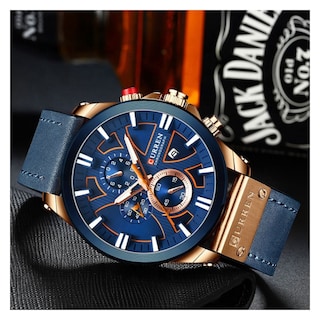 Foto 2 | Reloj Curren KREC8303 Azul para Hombre