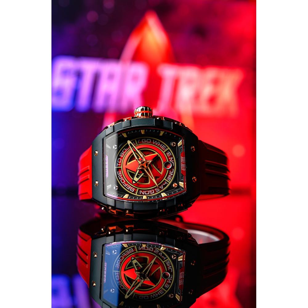 Foto 4 pulgar | Reloj Nubeo Star Trek Automatic Edición Limitada Nb-6098-02 Rojo