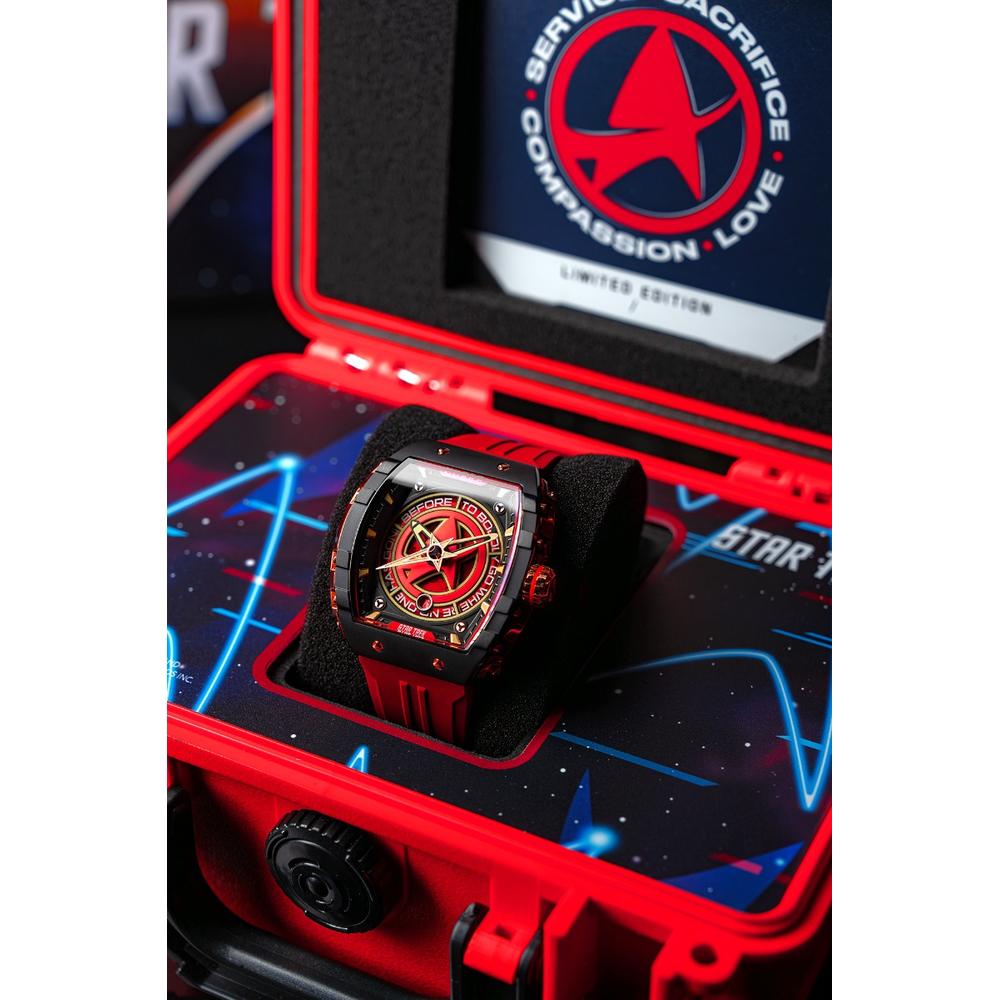 Foto 4 | Reloj Nubeo Star Trek Automatic Edición Limitada Nb-6098-02 Rojo