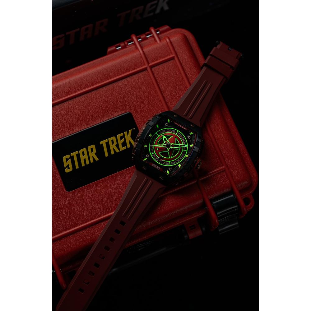 Foto 7 pulgar | Reloj Nubeo Star Trek Automatic Edición Limitada Nb-6098-02 Rojo