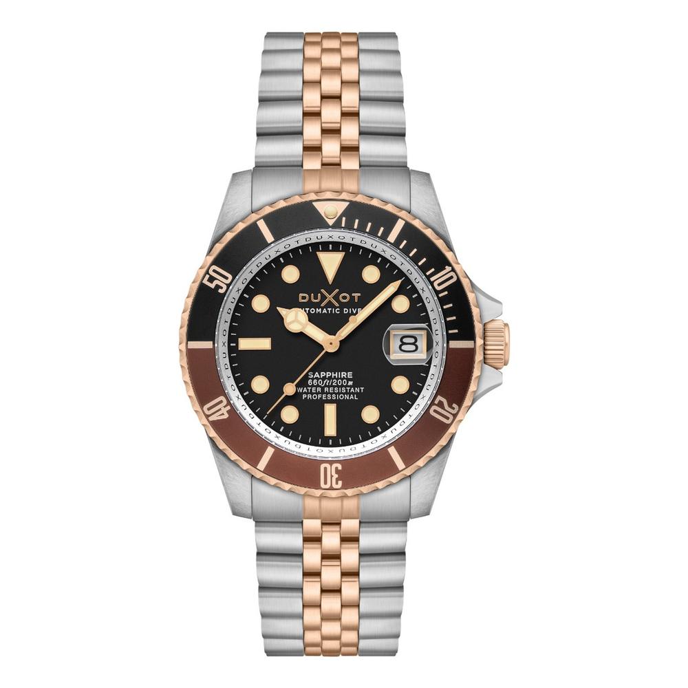 Foto 2 pulgar | Reloj Duxot Atlantica Diver Automatic Two Tone Brown Dx-2057-66 para Hombre