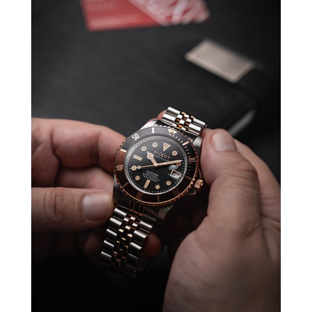 Foto 5 pulgar | Reloj Duxot Atlantica Diver Automatic Two Tone Brown Dx-2057-66 para Hombre