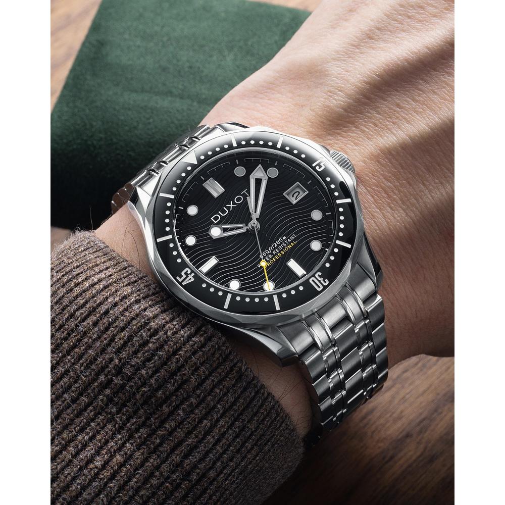 Foto 9 pulgar | Reloj Duxot Hombre Henri Diver Autmatic Ink Black Dx-2060-11
