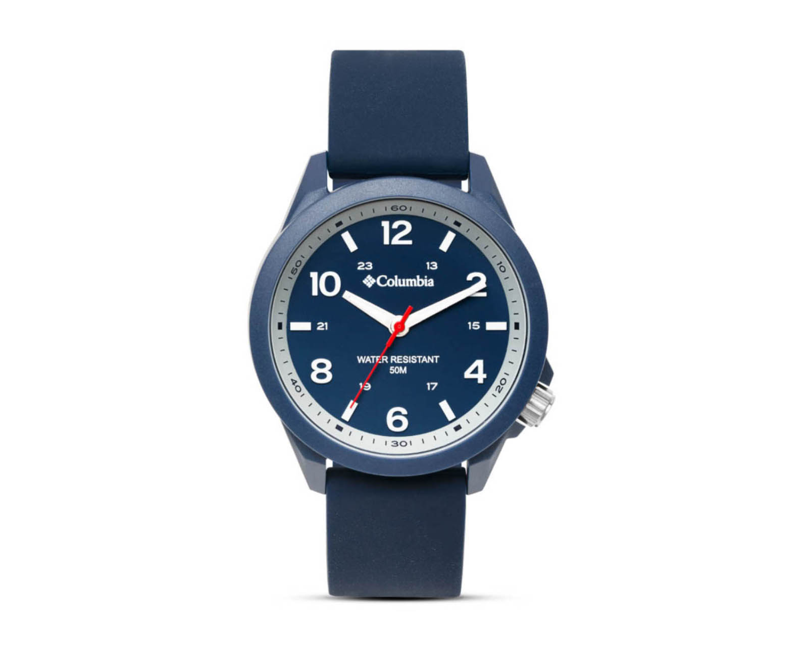 Reloj Columbia Hombre Correa De Silicón Color Negro Css10-116