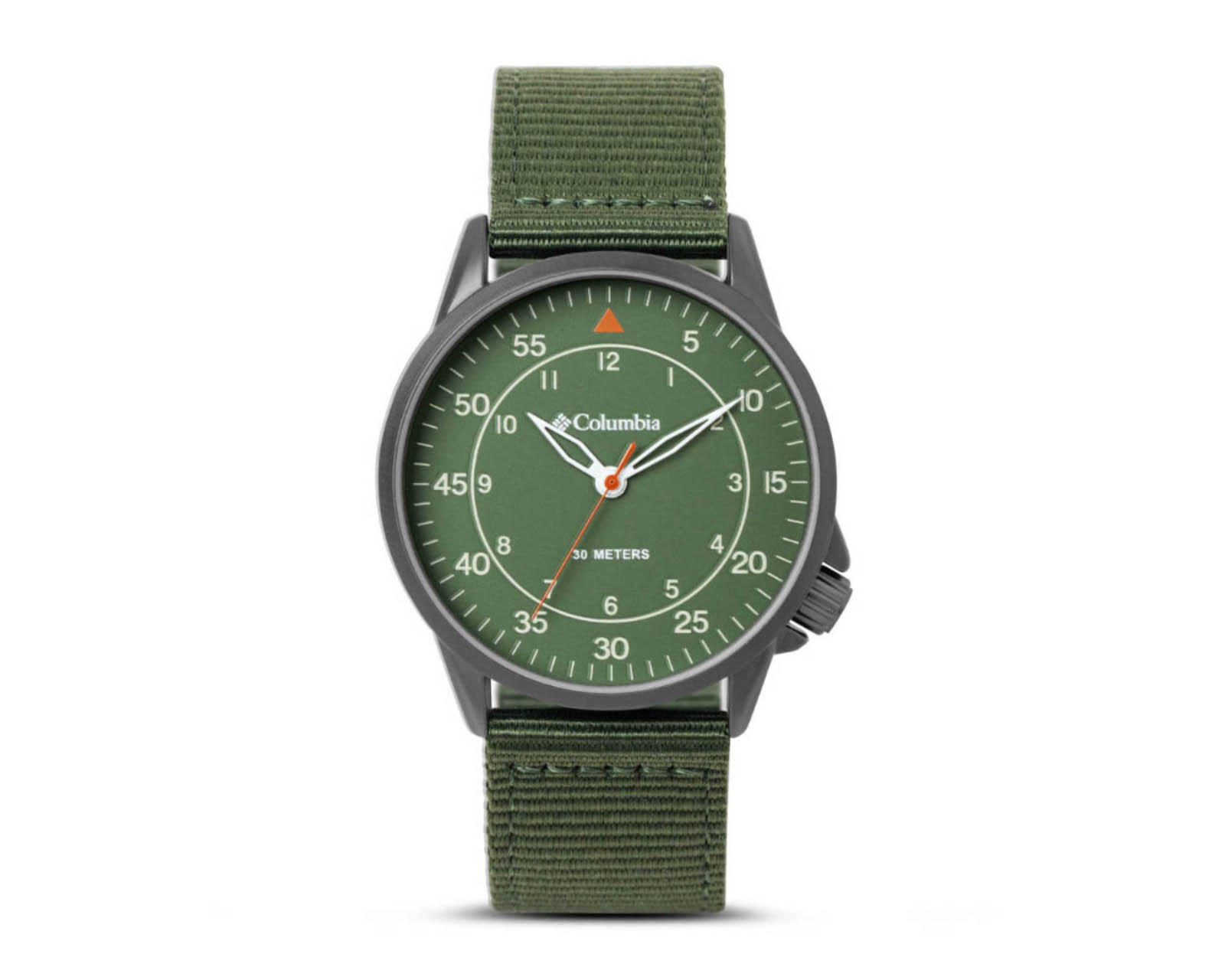 Reloj Columbia Hombre Correa De Nylon Color Verde Css15-017