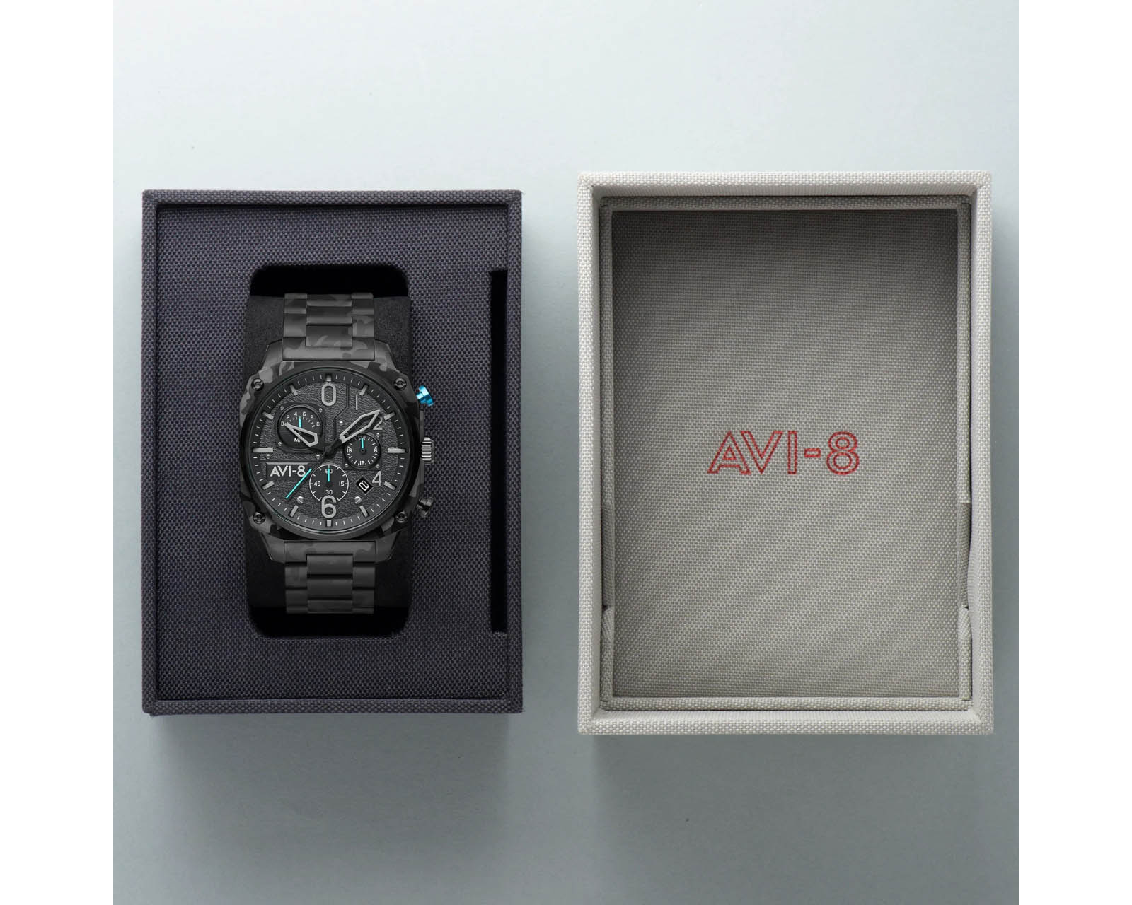 Foto 4 | Reloj Avi-8 Hombre Extensible De Acero Inoxidable Color Gris Av-4052-11