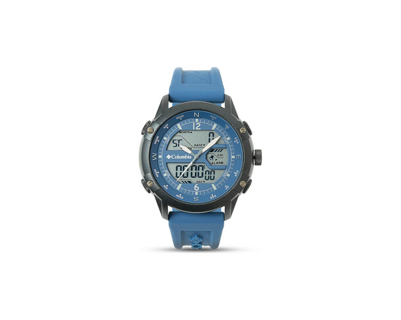 Foto 2 pulgar | Reloj Columbia Hombre Correa De Silicón Color Azul Csc01-019