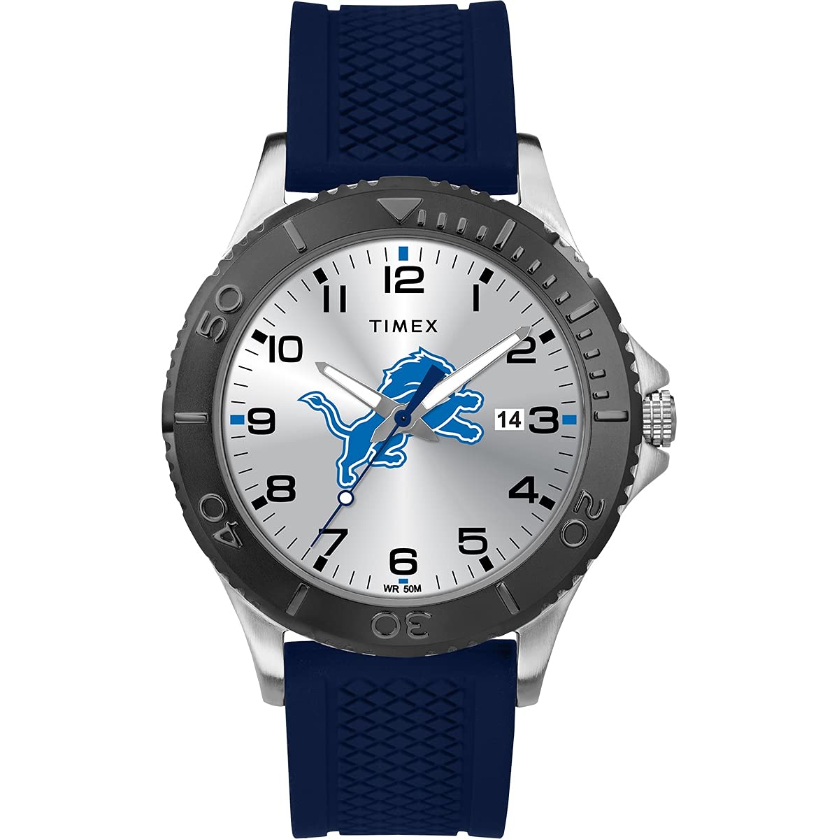Foto 2 pulgar | Reloj Timex NFL Gamer Detroit Lions para Hombre- Venta Internacional