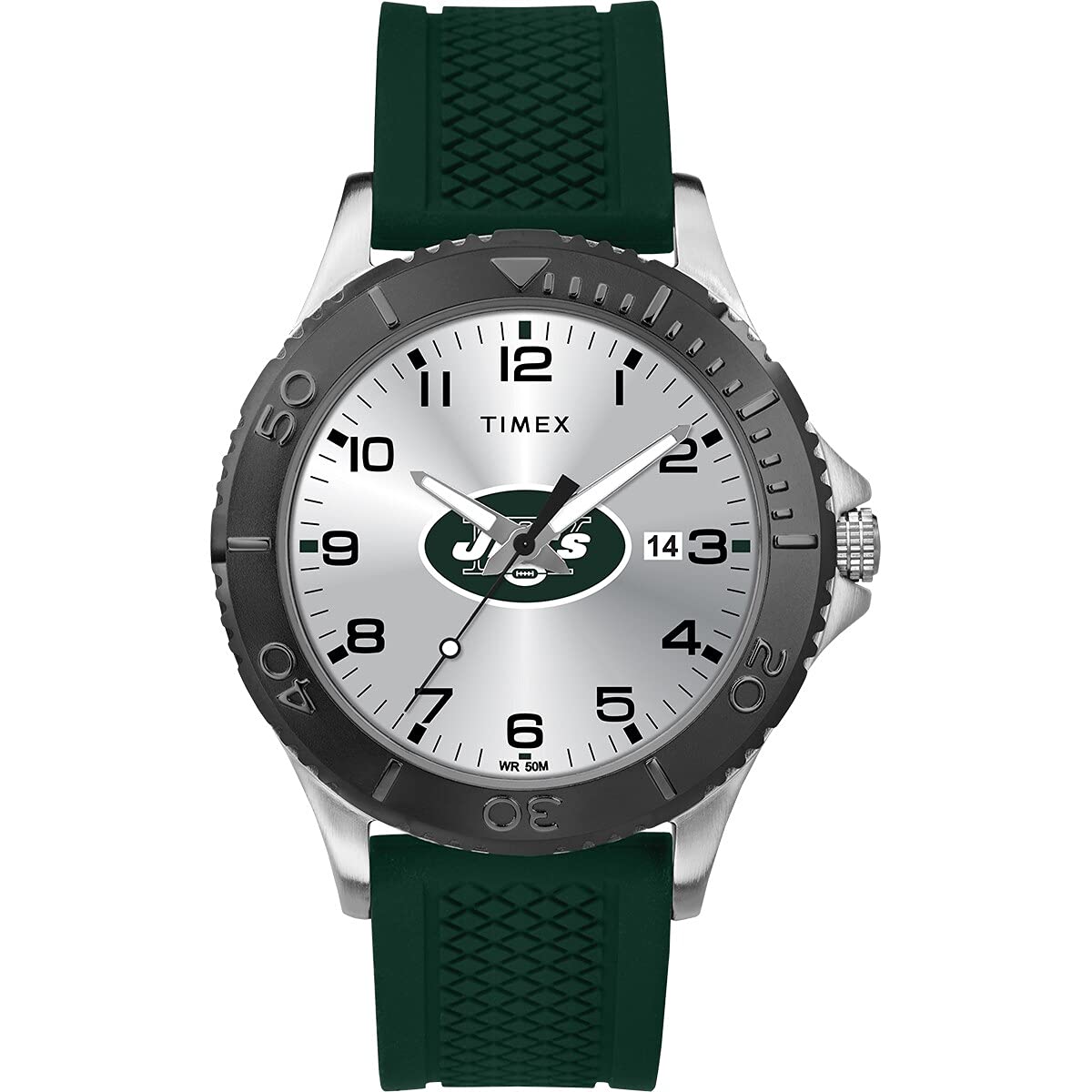 Foto 2 pulgar | Reloj Timex TWZFJETMH NFL Gamer New York Jets para Hombre - Venta Internacional