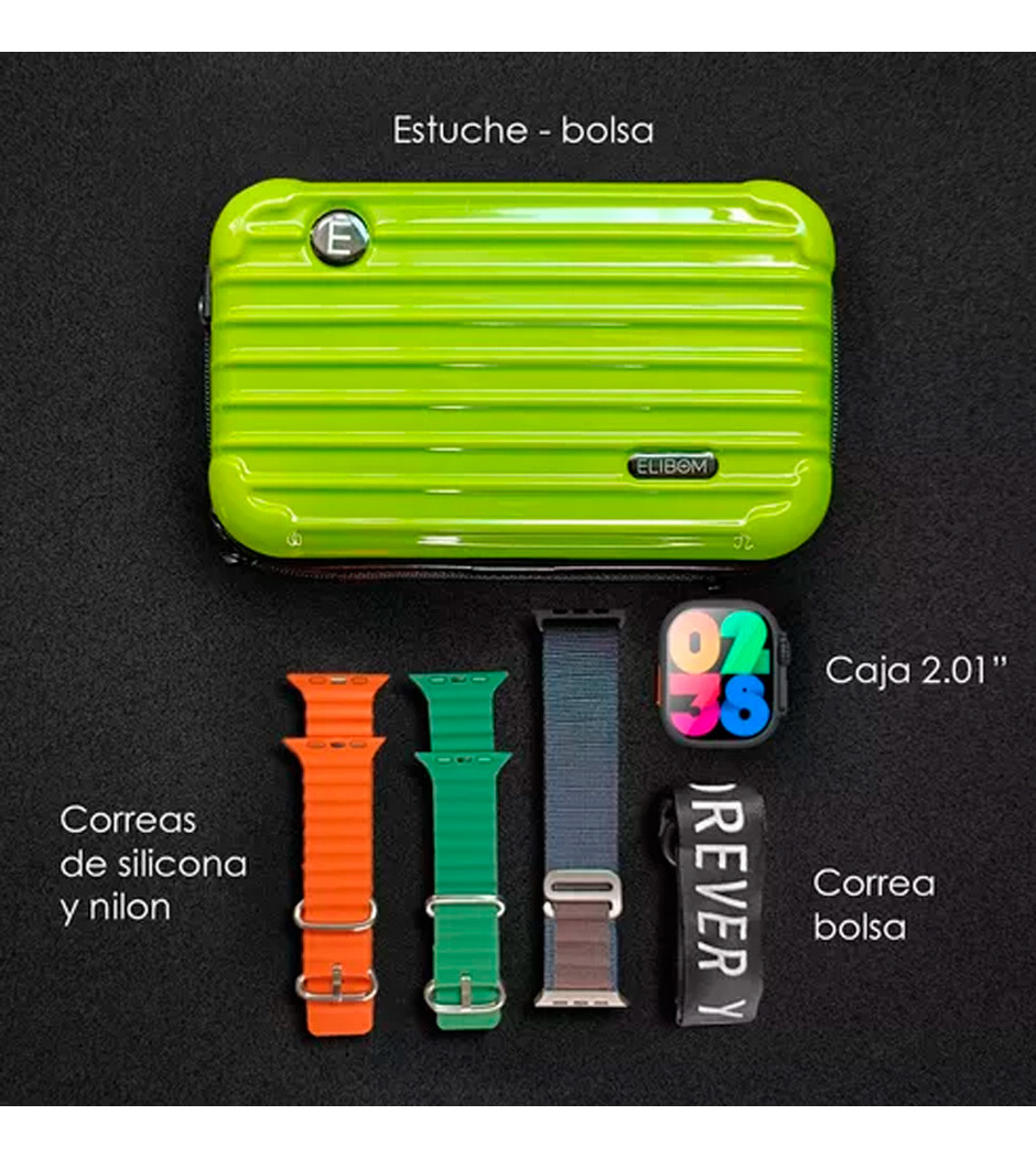 Foto 6 pulgar | Reloj Smartwatch G-tide Elibom Au2 Anaranjado