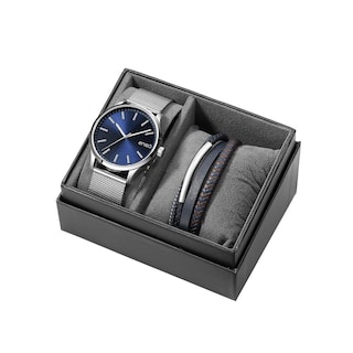 Foto 5 | Set De Reloj Y Pulsera Enso Para Hombre Ewbsg05 Color Acero