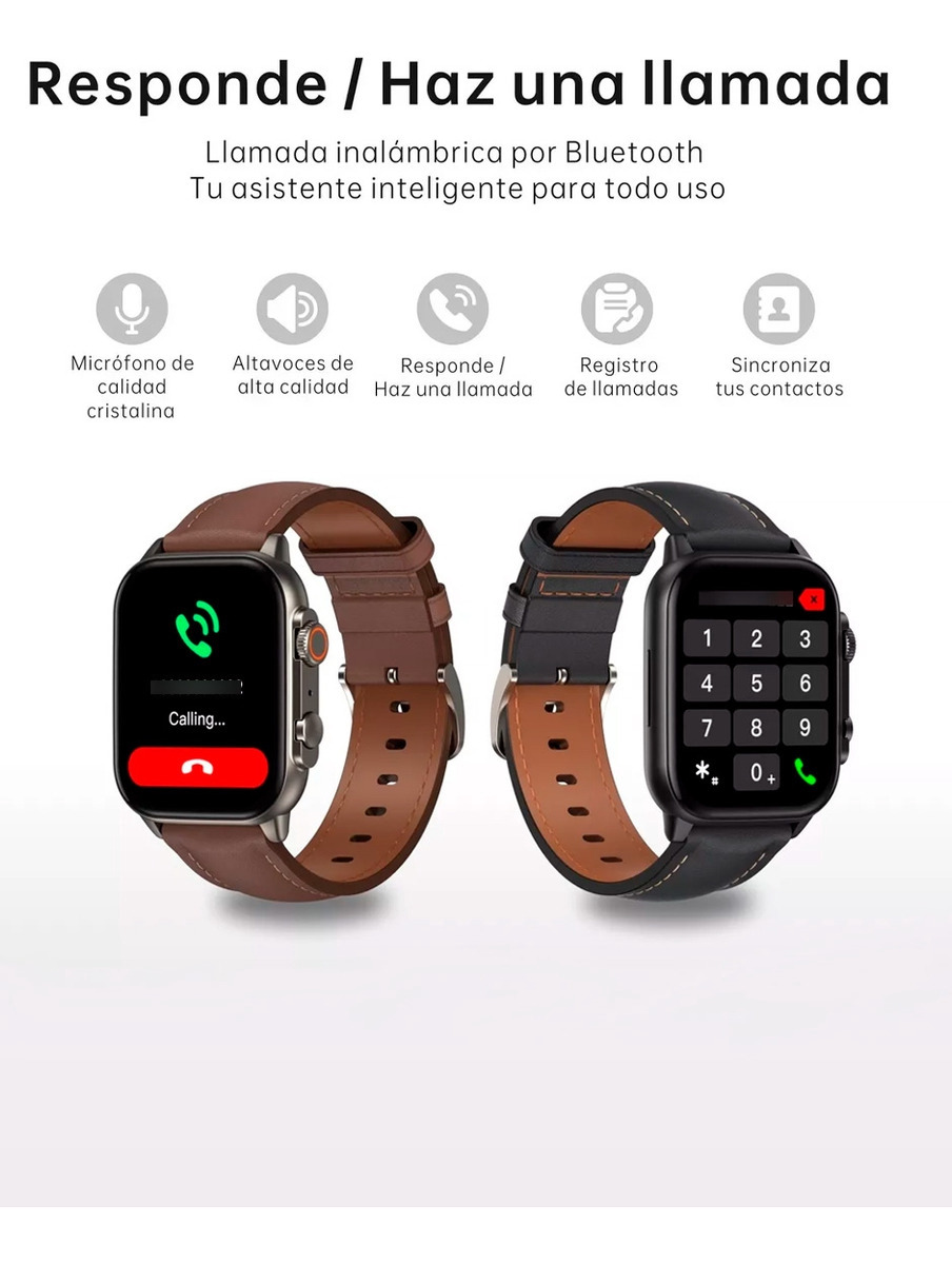 Foto 6 pulgar | Reloj Smartwatch G-tide Contra Agua Android Iphone Negro S5p