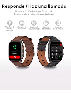 Foto 5 | Reloj Smartwatch G-tide Contra Agua Android Iphone Negro S5p
