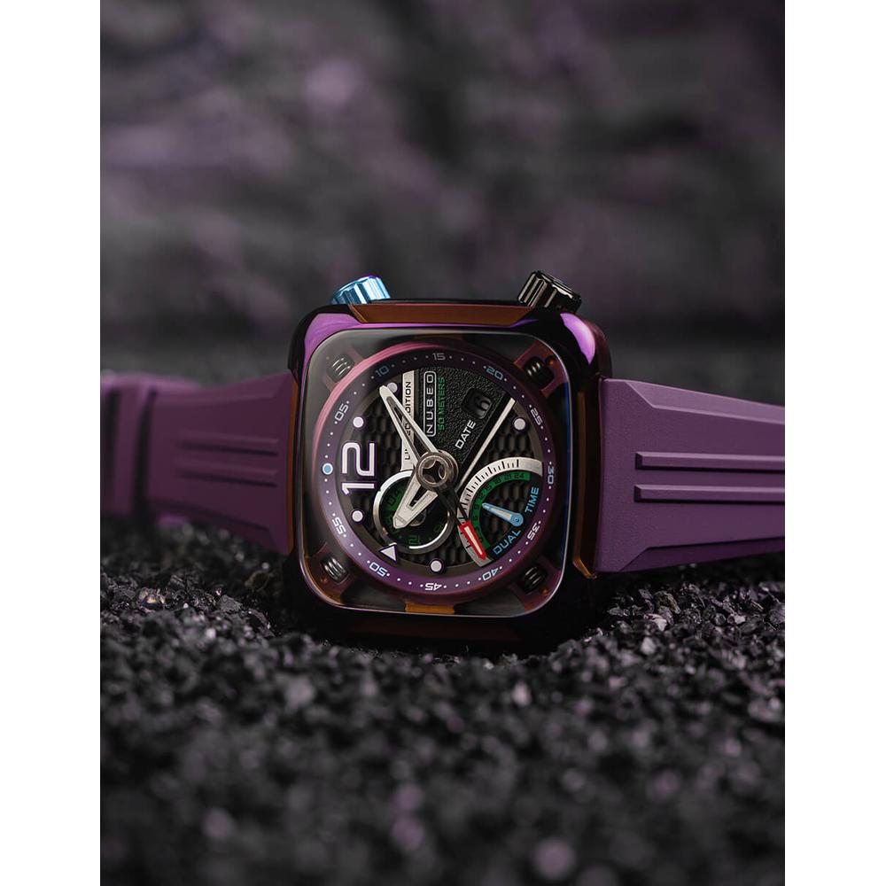 Foto 5 pulgar | Reloj Nubeo Dark Violet para Hombre