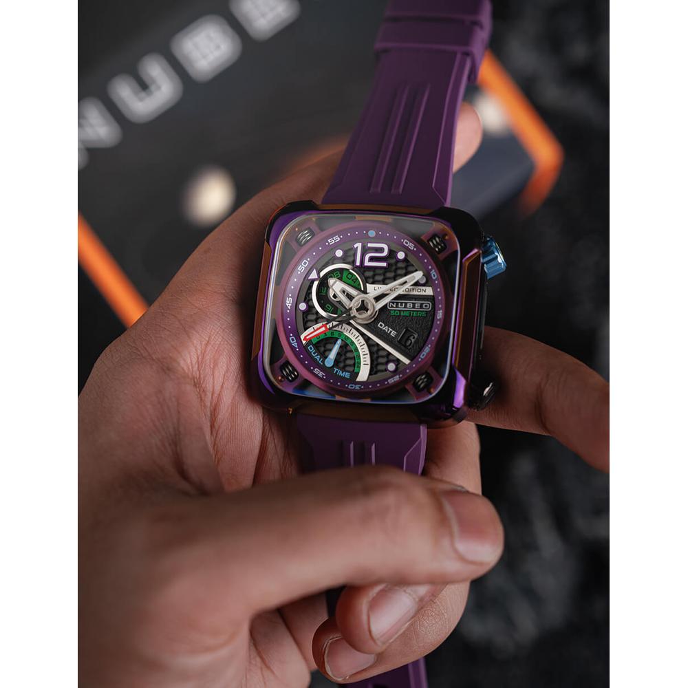 Foto 7 pulgar | Reloj Nubeo Dark Violet para Hombre