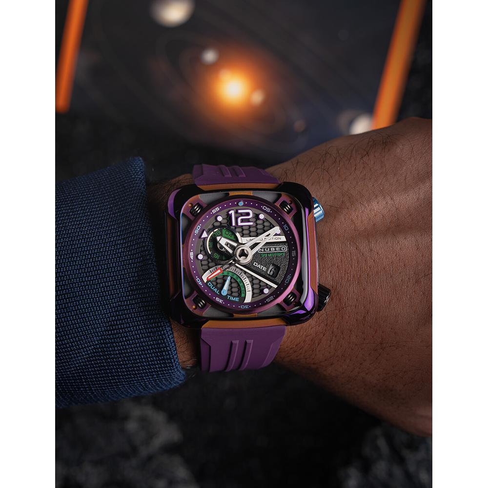 Foto 8 pulgar | Reloj Nubeo Dark Violet para Hombre