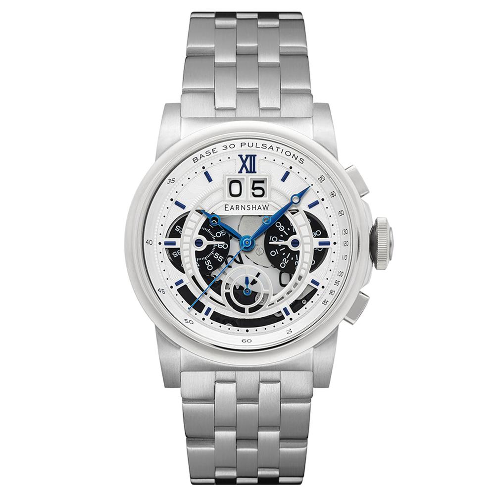 Foto 2 pulgar | Reloj de Pulsera Earnshaw para Hombre ES-8267-11 Silver White