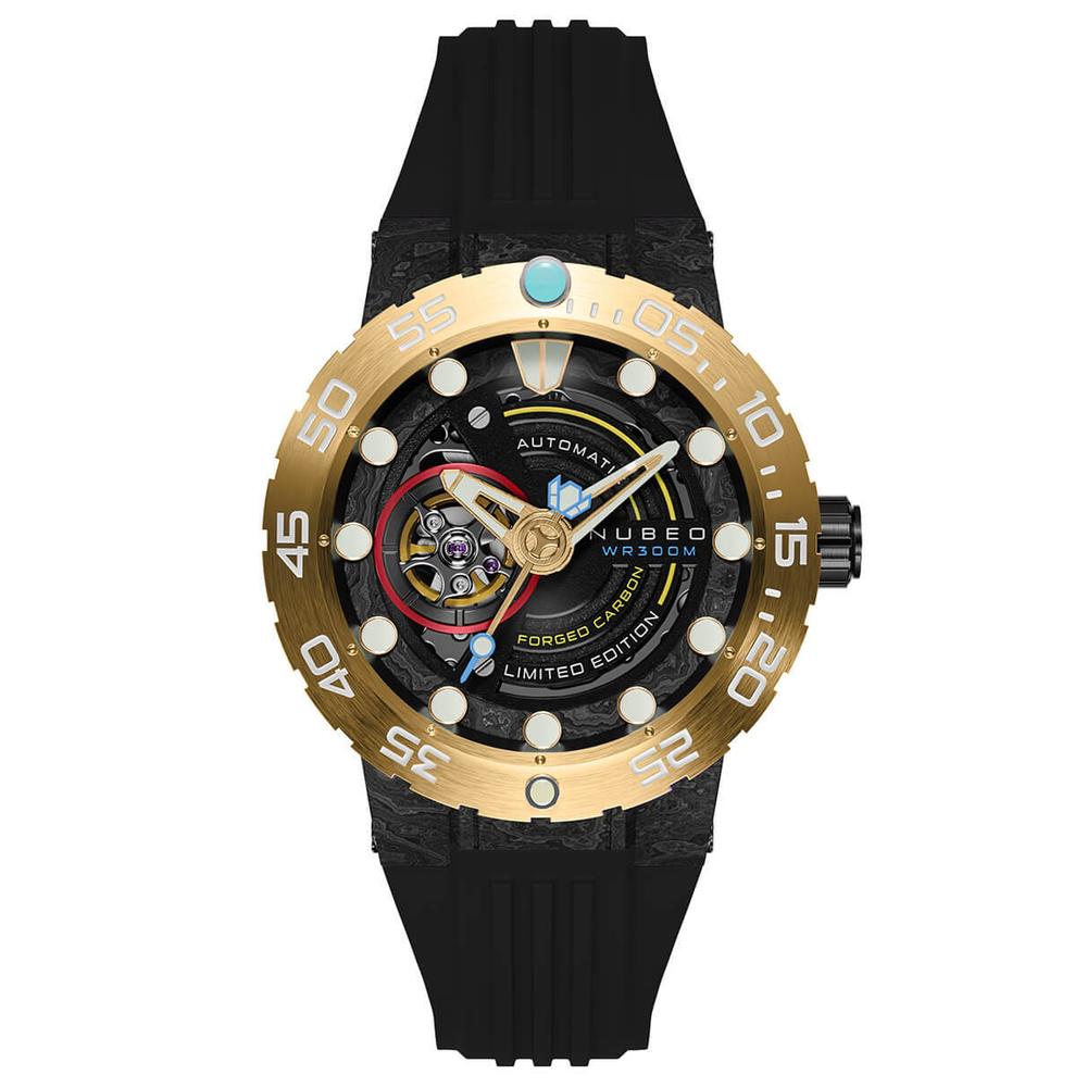 Reloj de Pulsera Nubeo NB-6085-01 Negro para Hombre