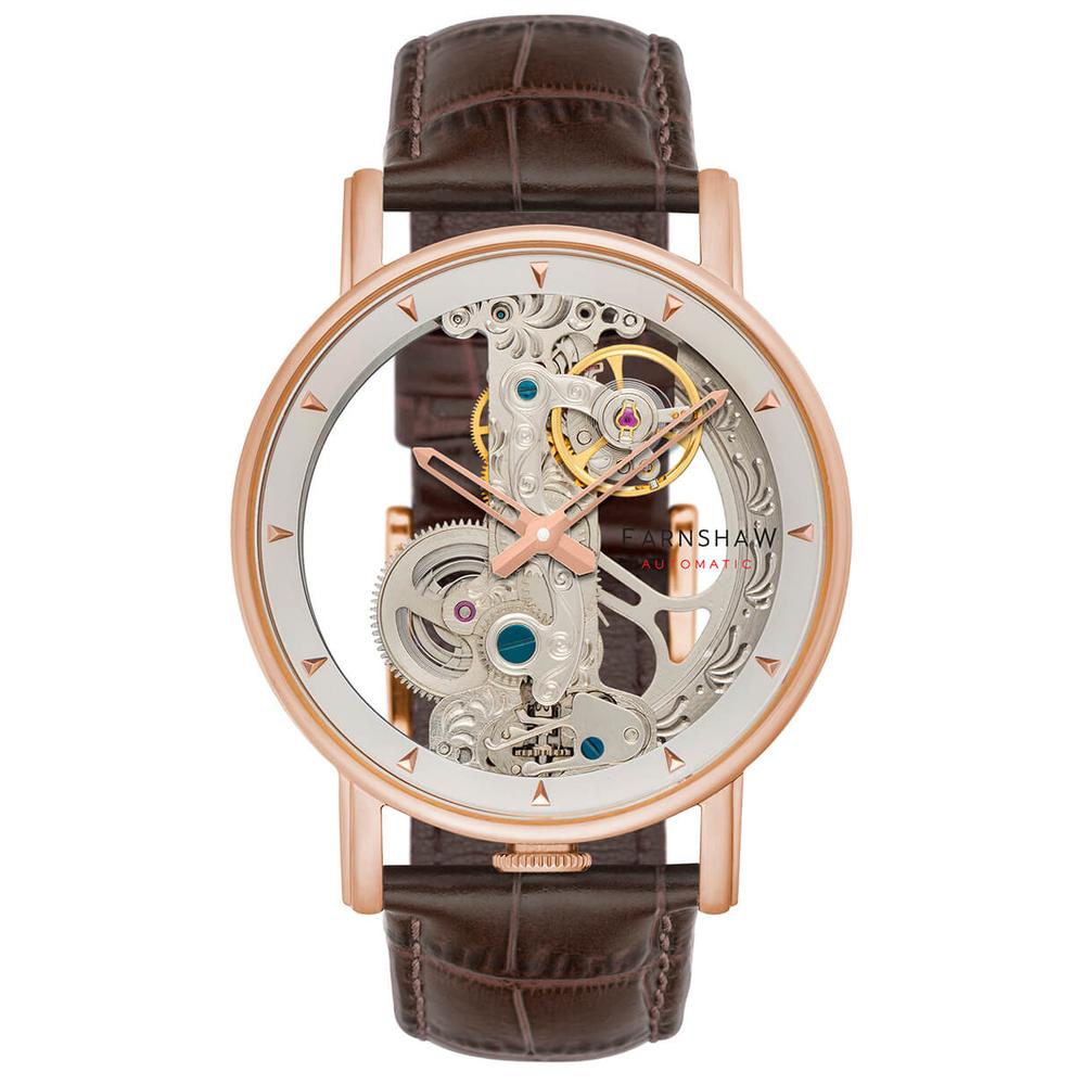 Foto 2 pulgar | Reloj De Pulsera Earnshaw Para Hombre Es-8225-03 Rose Gold