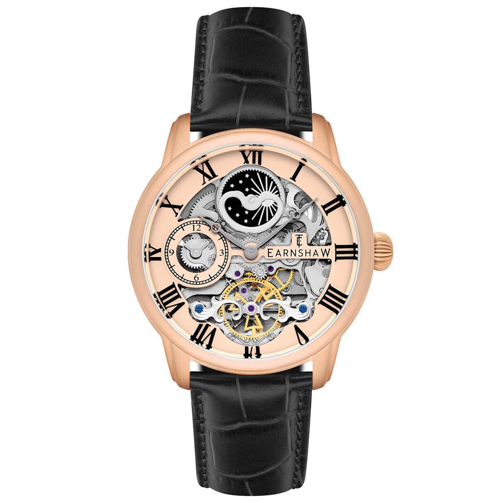 Foto 2 pulgar | Reloj De Pulsera Earnshaw Para Hombre Es-8006-0e Copper Black