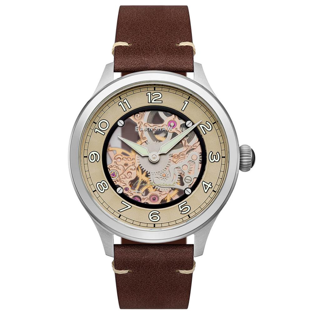 Reloj De Pulsera Earnshaw Para Hombre Es-8189-01 Harvest Tan