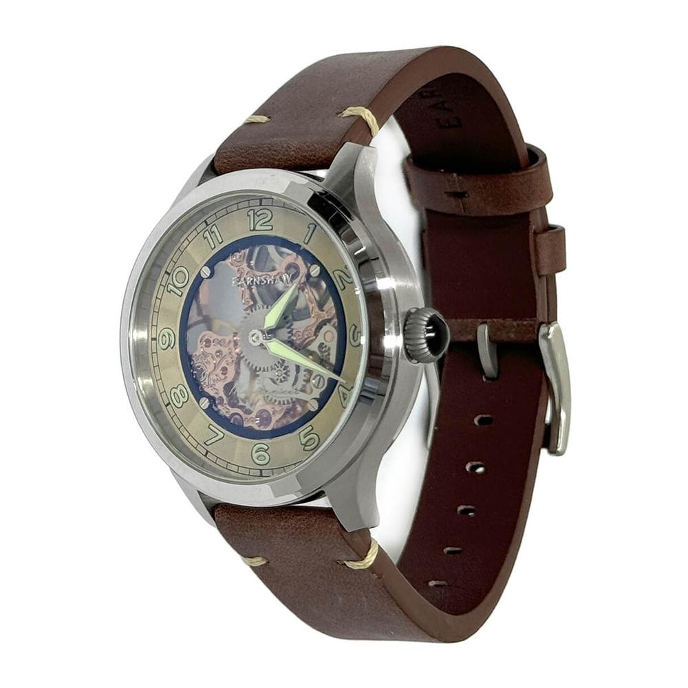 Foto 3 pulgar | Reloj De Pulsera Earnshaw Para Hombre Es-8189-01 Harvest Tan