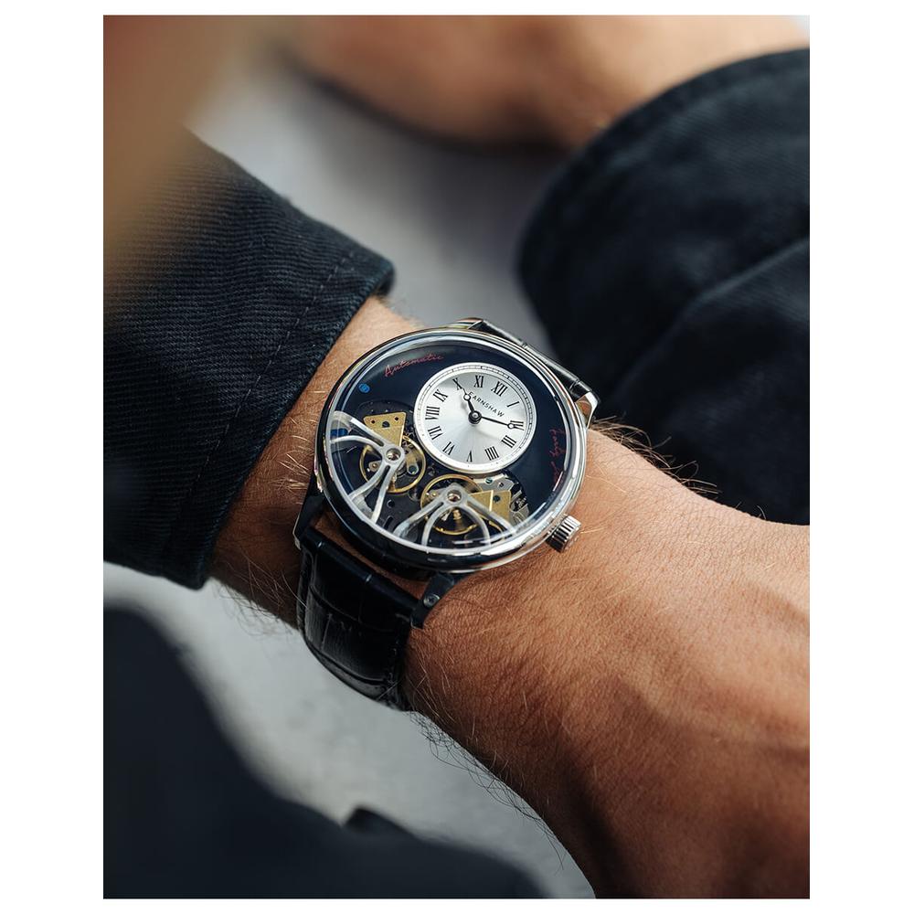 Foto 5 pulgar | Reloj De Pulsera Earnshaw Para Hombre Es-8179-01 Classic Black