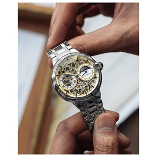 Foto 5 | Reloj Earnshaw Plateado para Hombre