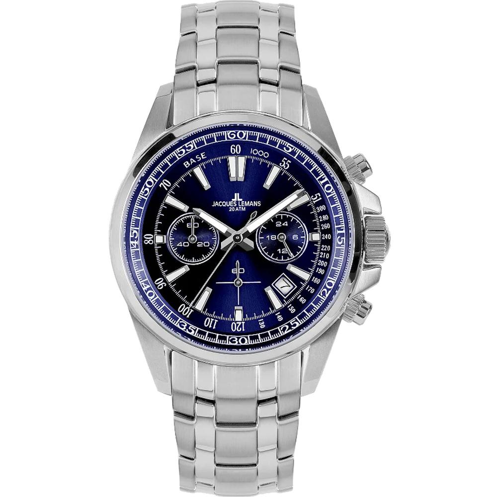 Reloj Jacques Lemans 1-2117k Liverpool Con Fecha-acero