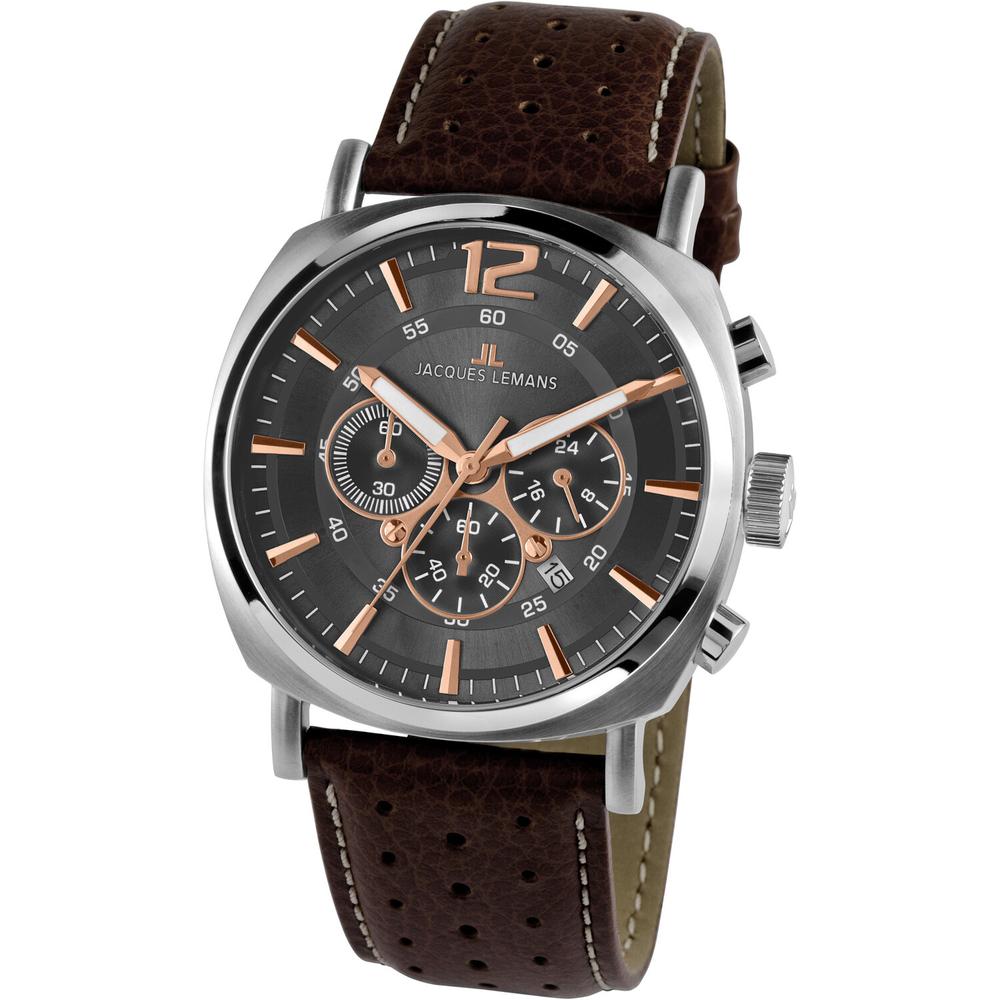 Reloj Jacques Lemans 1-1645h Lugano Cronógrafo-café