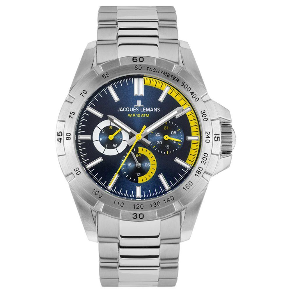 Reloj Jacques Lemans 42-11g Men´s Con Fecha-acero